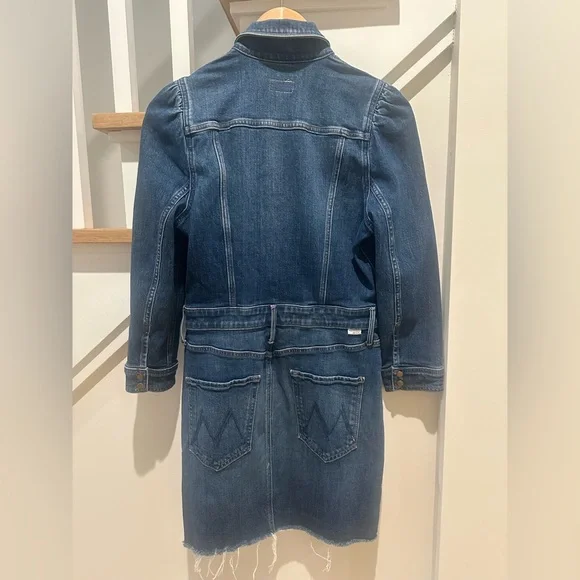 MOTHER The Puffy Bruiser Mini Dress XS - Picture 2 of 7